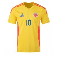 Fotbalové Dres Kolumbie James Rodriguez #10 Domácí Copa America 2024 Krátký Rukáv